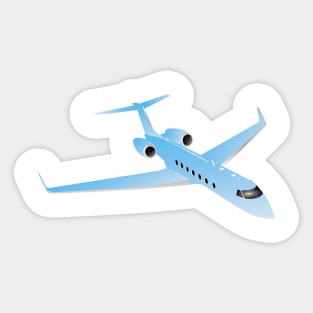 Private Business Jet Sticker